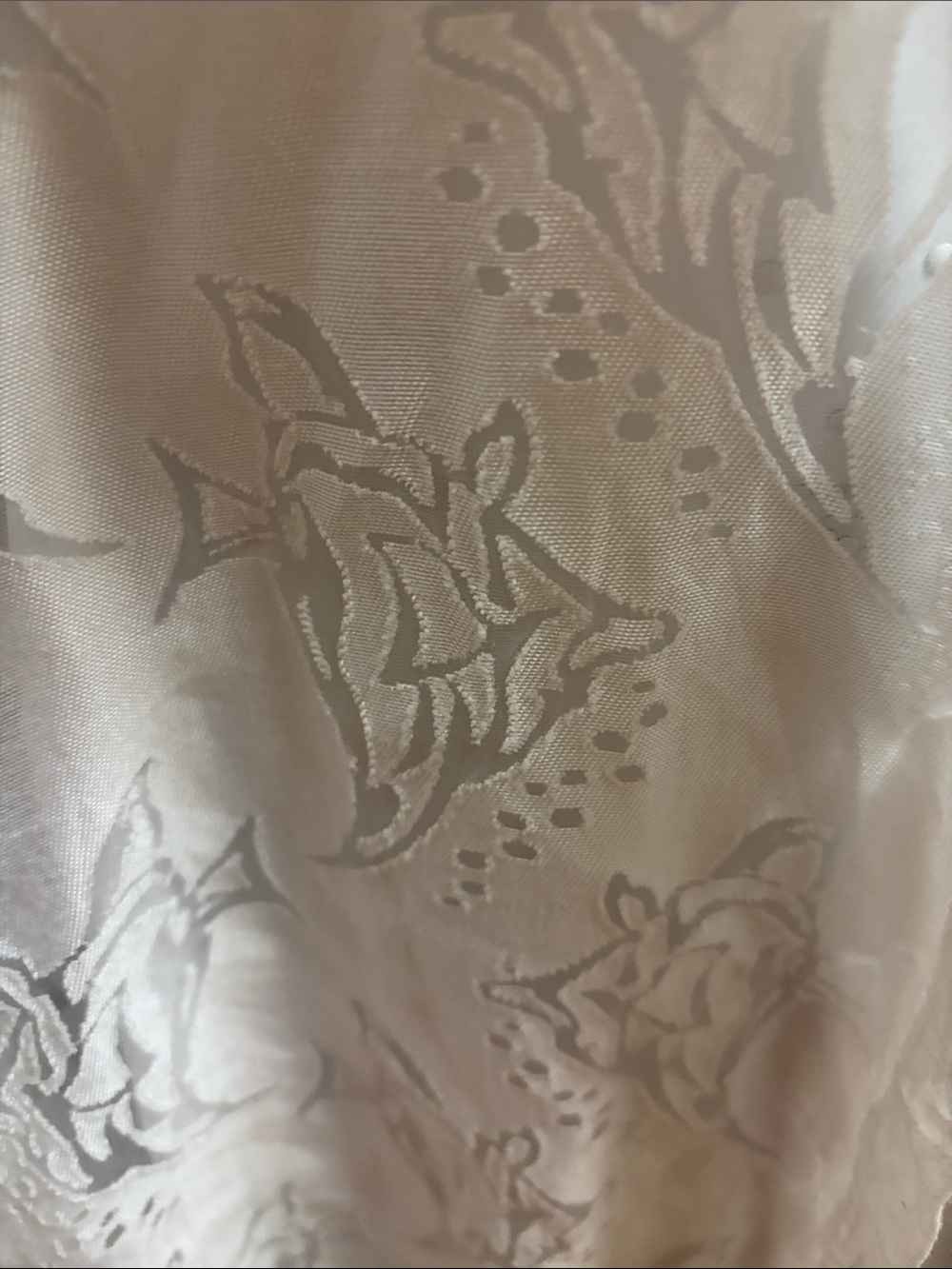 Alfred Dunner White Sheer Embroidered Jacket with Coordinating Shell - Picture 3 of 5